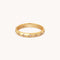 Cosmic Star Band Ring in Gold