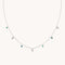 Tranquility Pearl Charm Necklace in Silver
